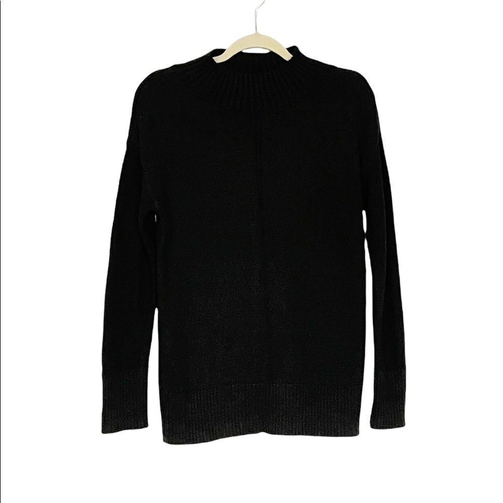 LOFT Outlet Dark Charcoal Knit Sweater MP